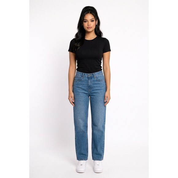 THE KOOPLES Denim - $315 The Kooples Jeans Womens Size 6 Blue Medium Wash Boyfriend Straight Leg